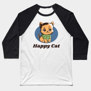 cat tama cute black cat love Baseball T-Shirt